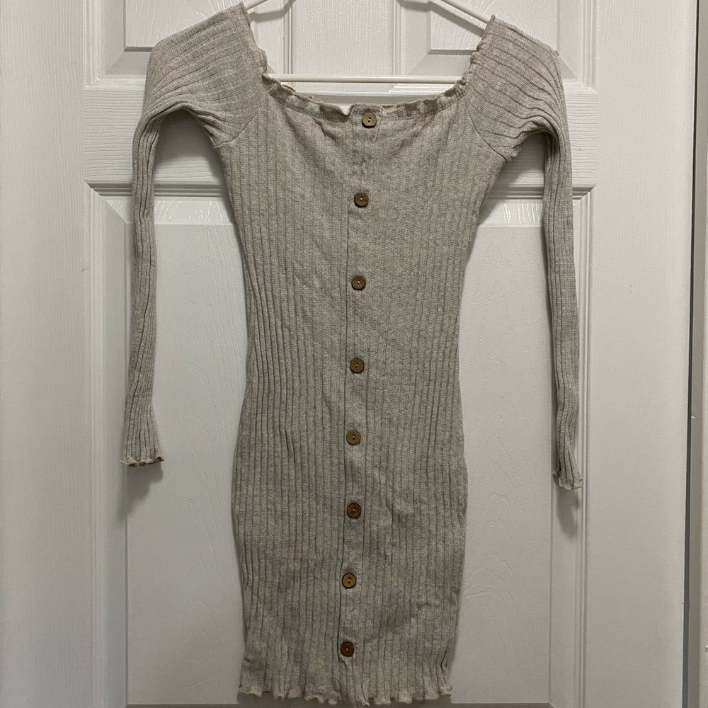 FASHIONOVA Jacklyn Off Shoulder Mini Dress